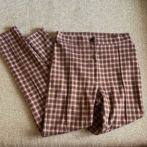 Free People Carnaby Plaid skinnies